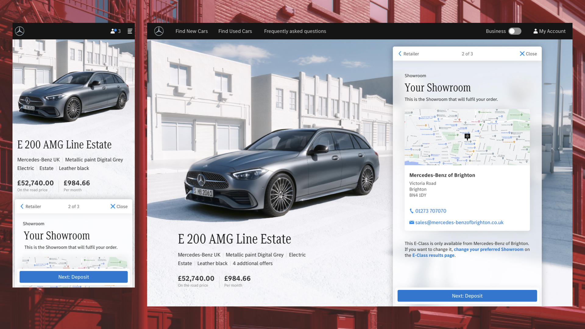 Mercedes-Benz Order page